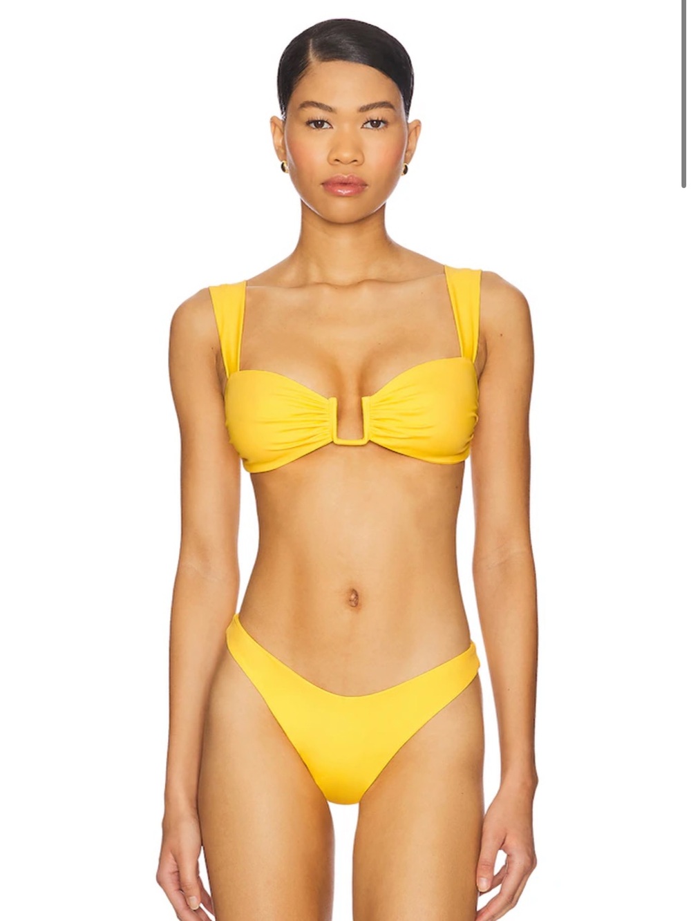 Away that day Cannes Bikini top and bottom  in Lemon Sorbet